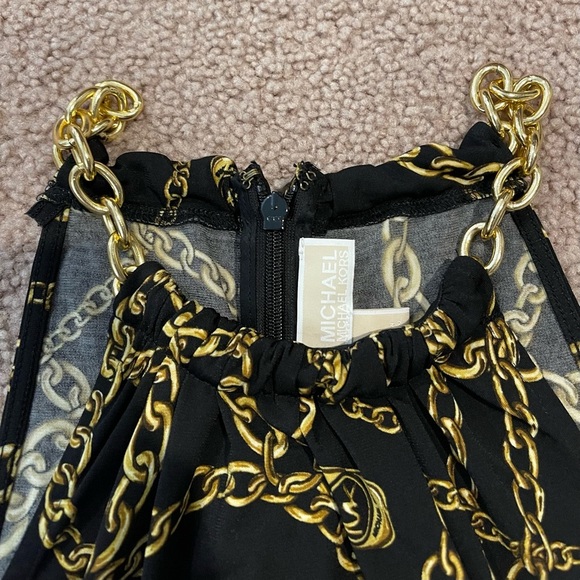 Women's MICHAEL KORS Chain Halter Top - Picture 3 of 8